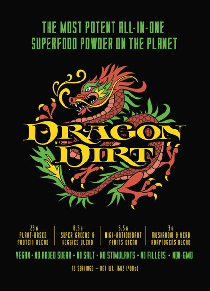 Dragon Dirt: Bobby's New Signature Superfood Powder - 10 or 28-serving Size Bags
