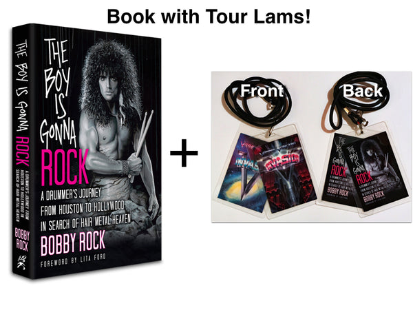 Autographed Book and Tour Laminates