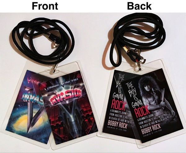 Autographed Book and Tour Laminates